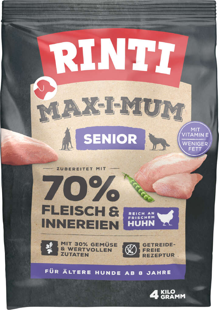 RINTI Hunde-Trockenfutter MAX-I-MUM Senior Huhn